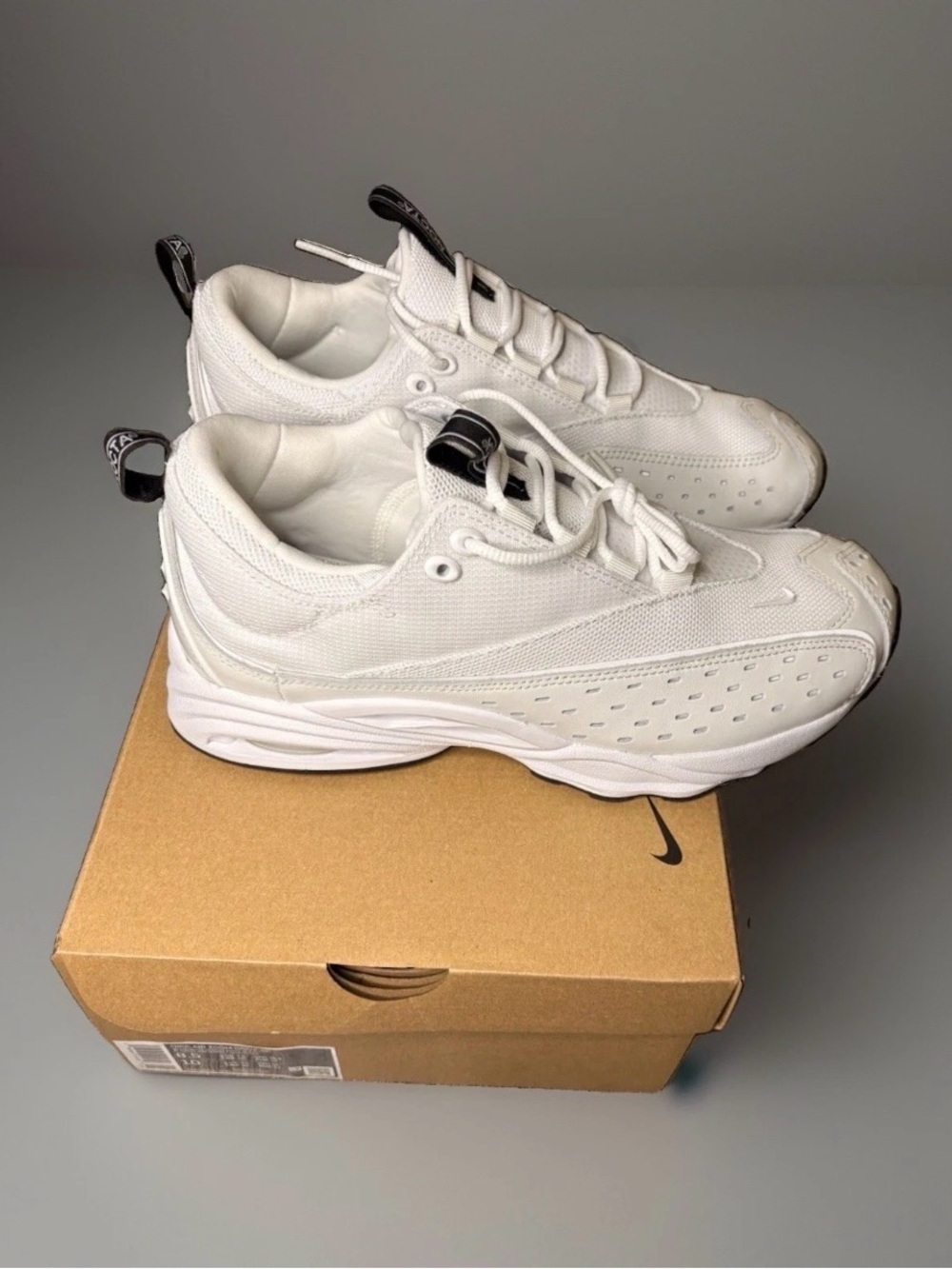 NIKE Air Zoom Drive Drake NOCTA Summit White Orange Laces Men’s SIZE 9.5 NIB - Picture 7 of 9
